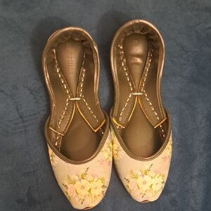 Pakistani/Indian Khusay - Floral Women's Shoes